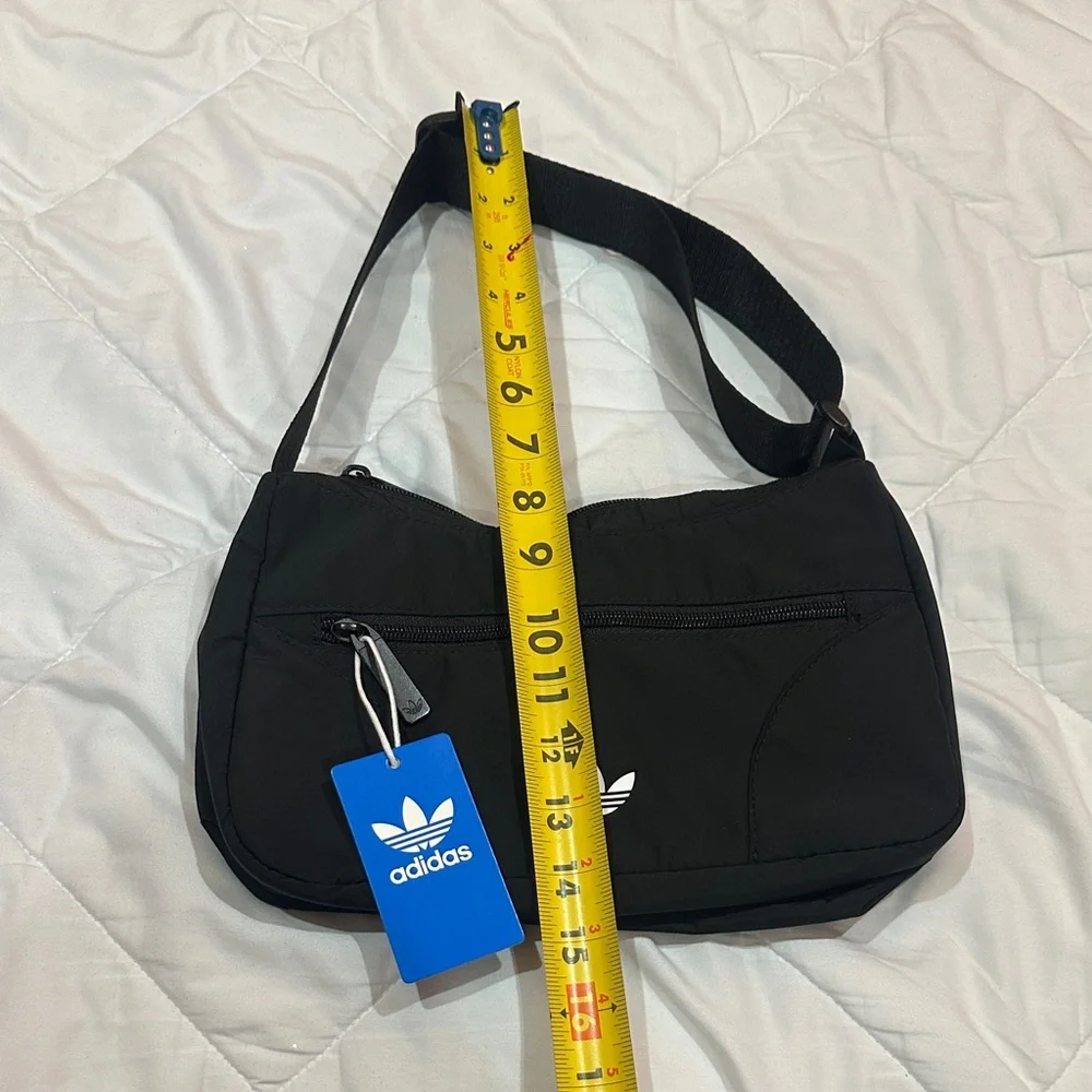 NEW Adidas Black Crossbody Bag - Picture 4 of 8